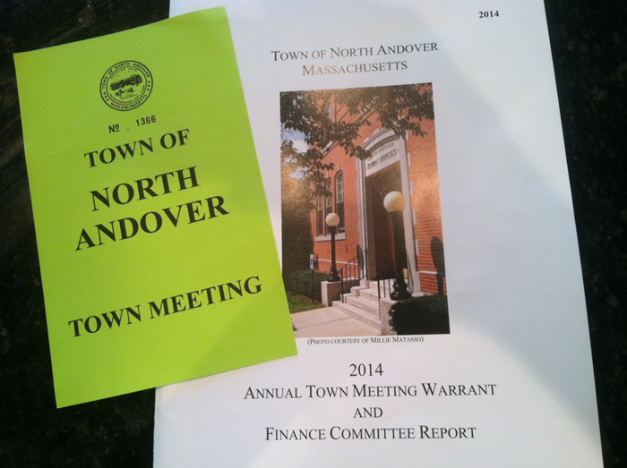 North Andover Town Meeting 2014