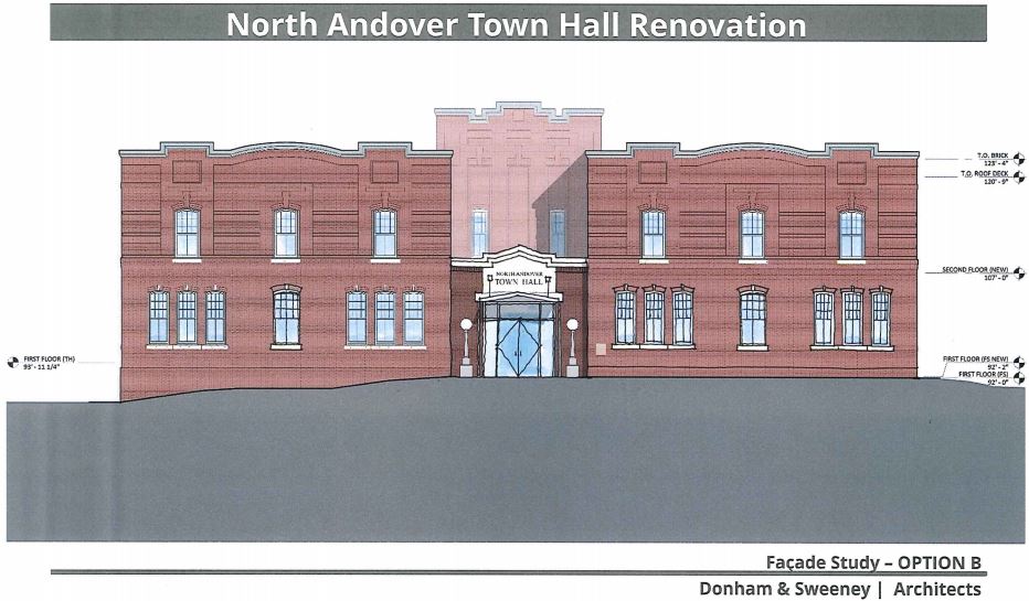 North Andover Town Hall Renovation Option B