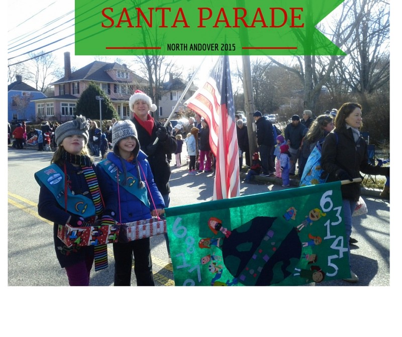 Santa Parade in North Andover