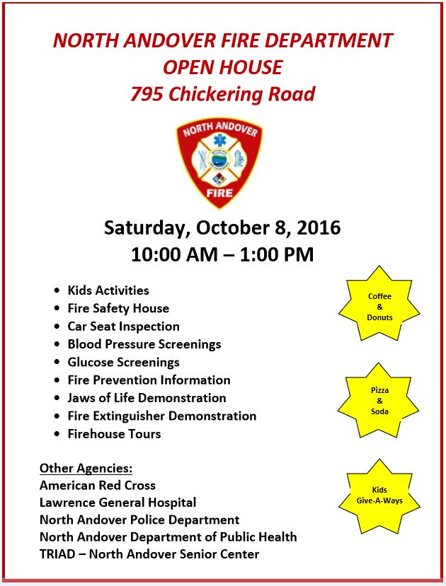 North Andover Fire Station OPEN HOUSE 2016