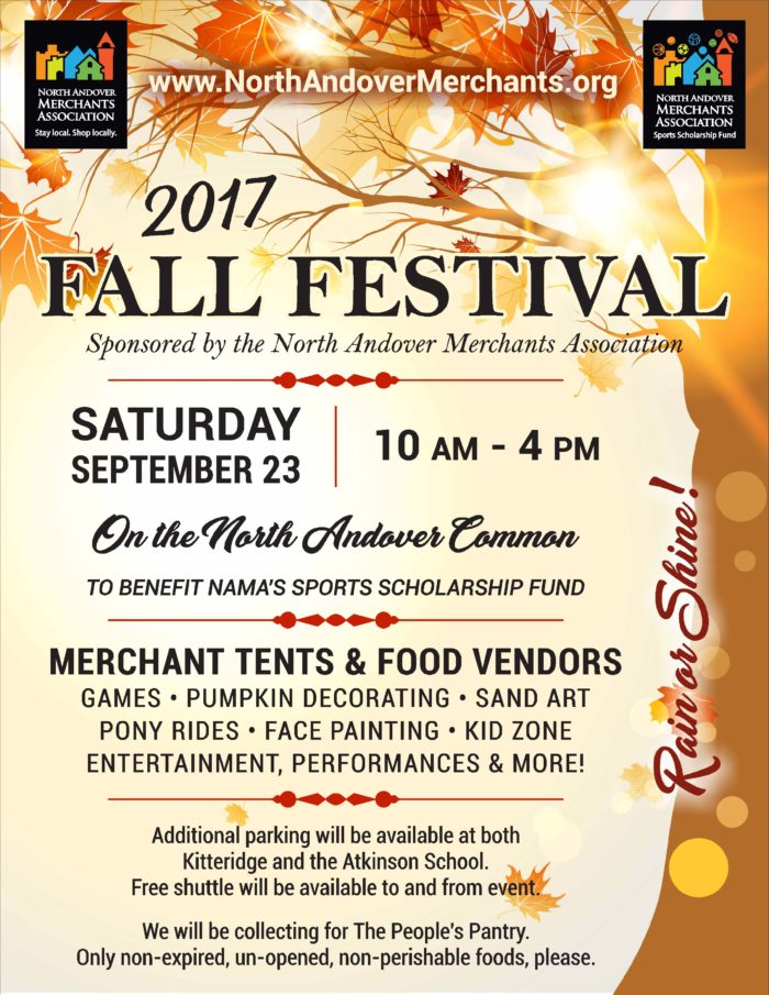 2017 Fall Festival in North Andover MA