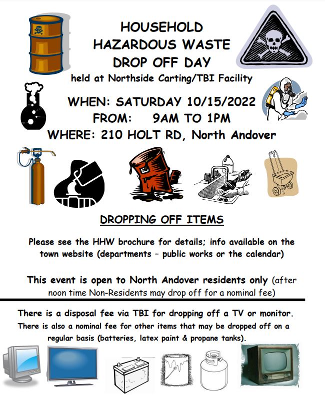 Hazardous Waste Day North Andover, MA