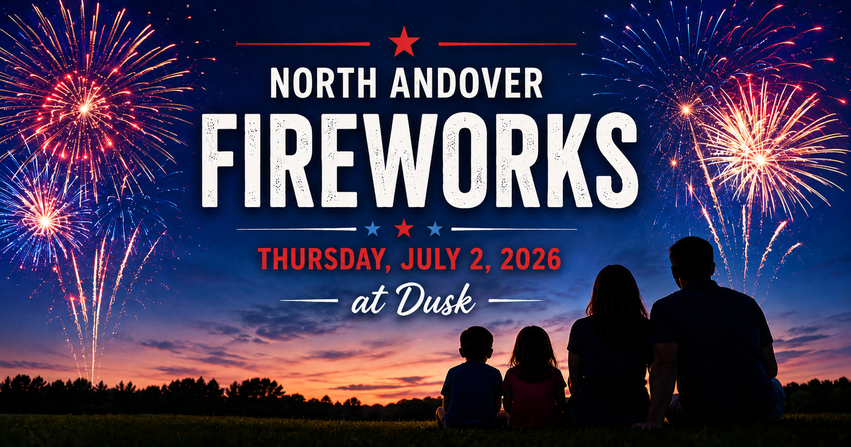 North Andover Fireworks 2026